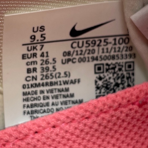 Nike Air Zoom SuperRep 2 Women's Size 9.5 Training Shoes Sneakers CU5925-100 - Picture 8 of 8